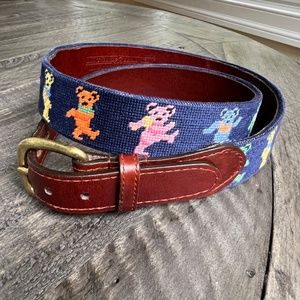 Grateful Dead Needlepoint belt